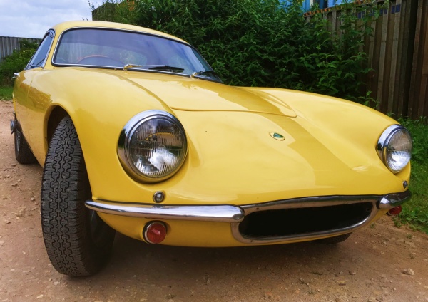 Dougal's Lotus Elite Type 14 on 155 HR 15 PIRELLI CINTURATO CA67 Tires at Longstone HQ
